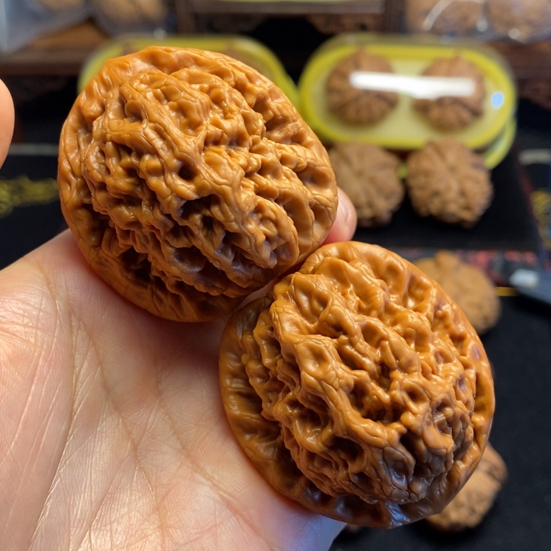 呈***呈桃核把件金公子44