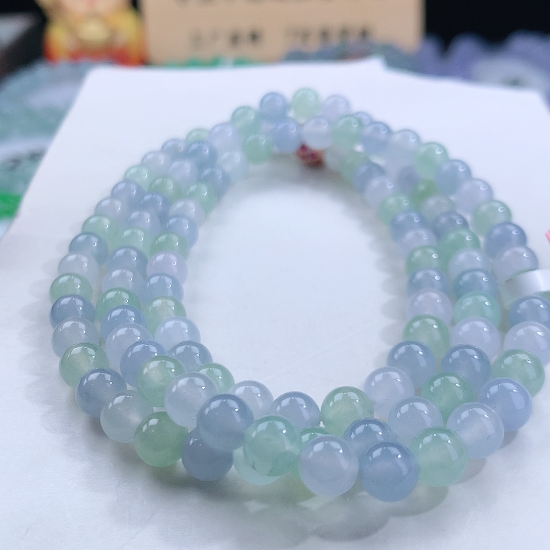 翡翠手链未镶嵌卡10