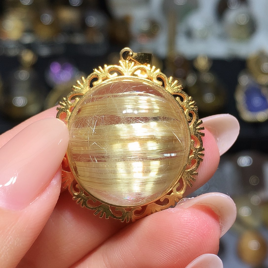 珠宝半成品银S925镀金镶嵌水晶