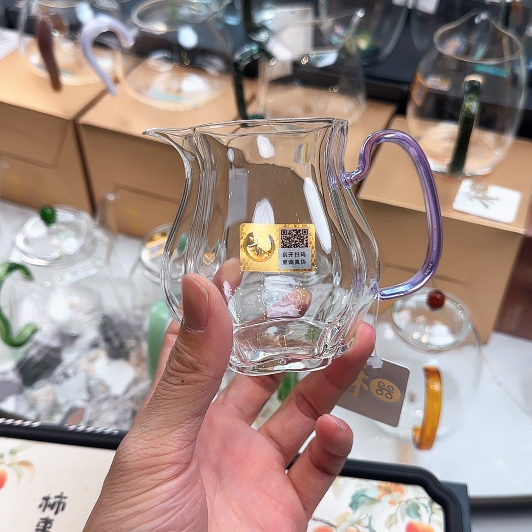 禾器浅紫色颂妍公道杯