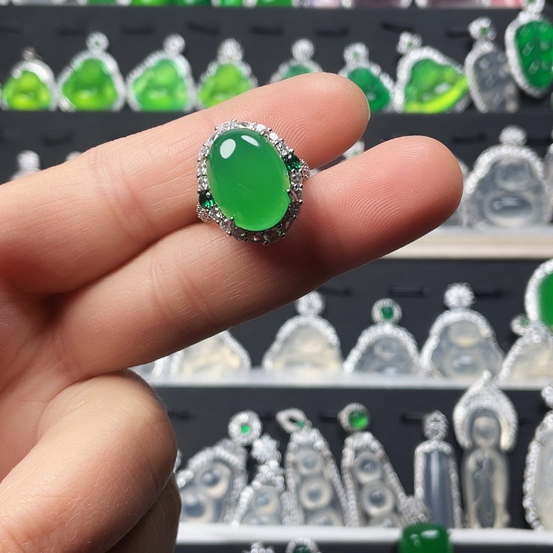 玛瑙/玉髓戒指合金