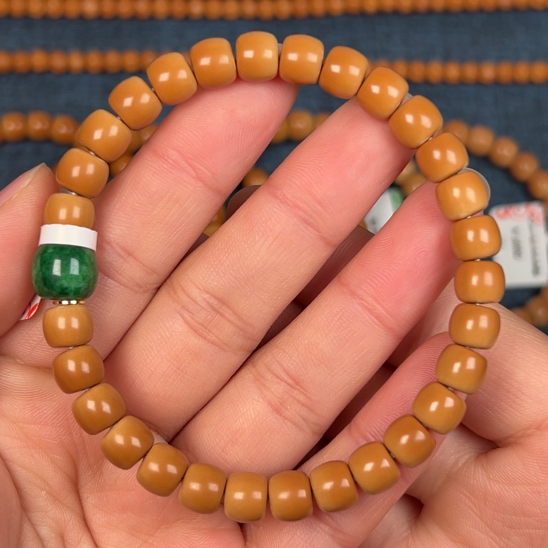 橄榄核把件橄榄核尖0.78直切单圈