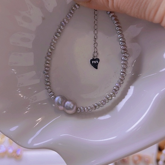 淡水珍珠手绳合金