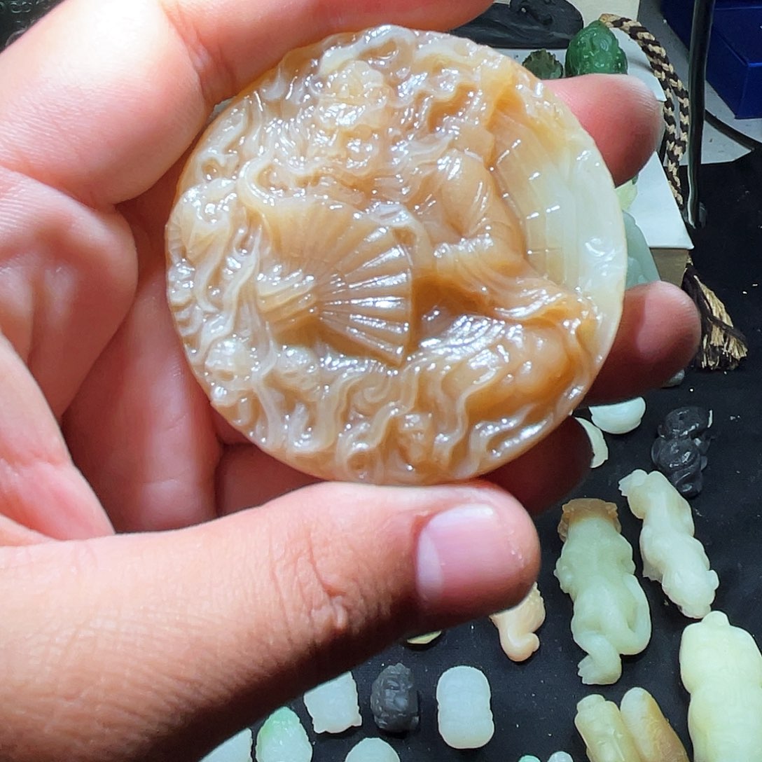 颈饰未镶嵌和田玉