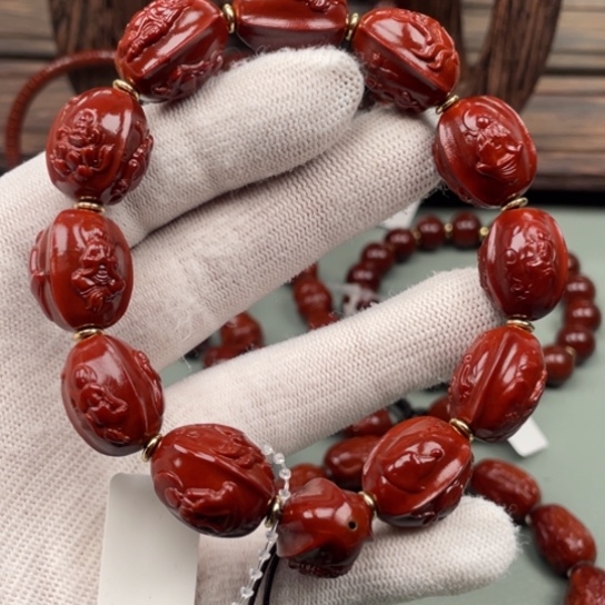 牛****橄榄核吊坠橄榄核