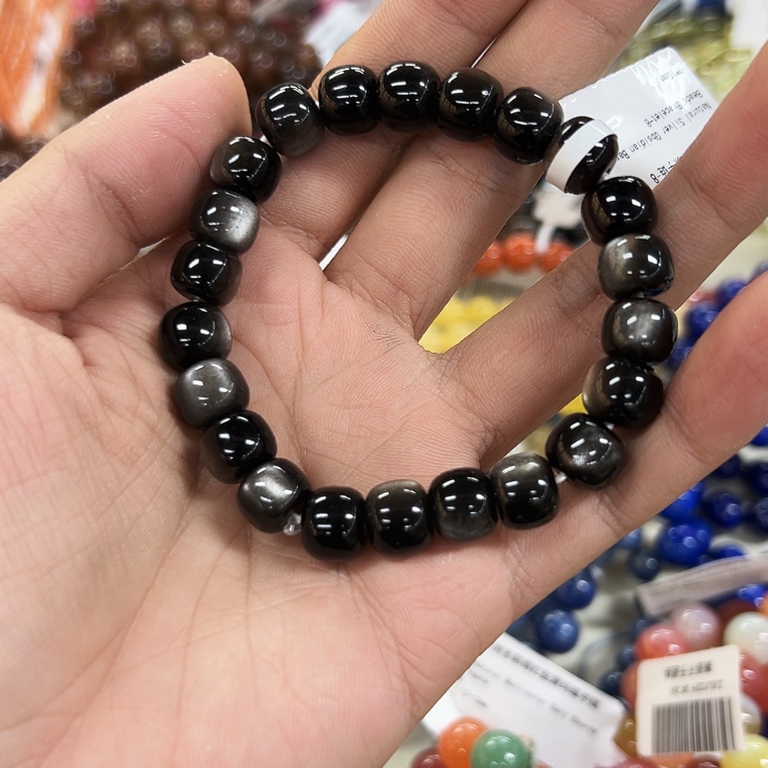 水晶手链未镶嵌老型银曜