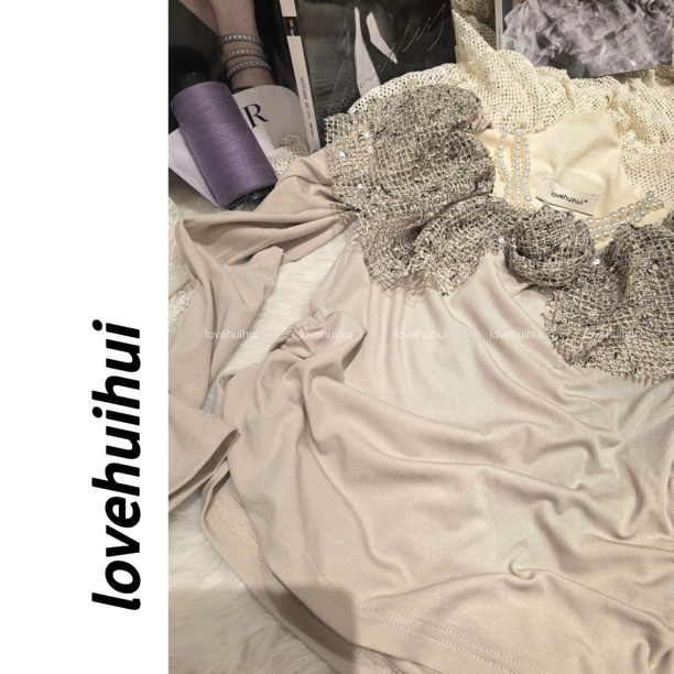 lovehuihui《零距离的思念》韩系修身显瘦时尚百搭上衣