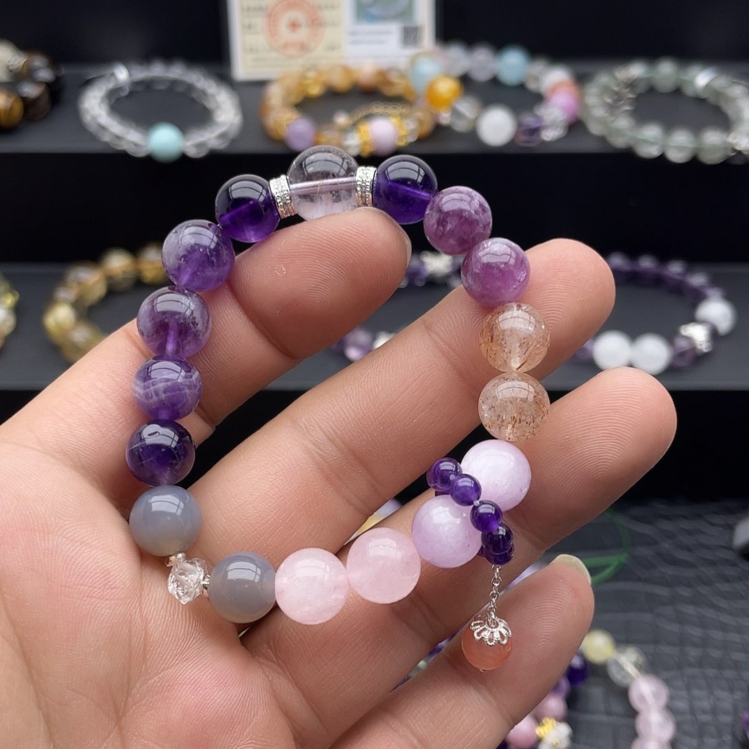 水晶手链未镶嵌九紫离火手链