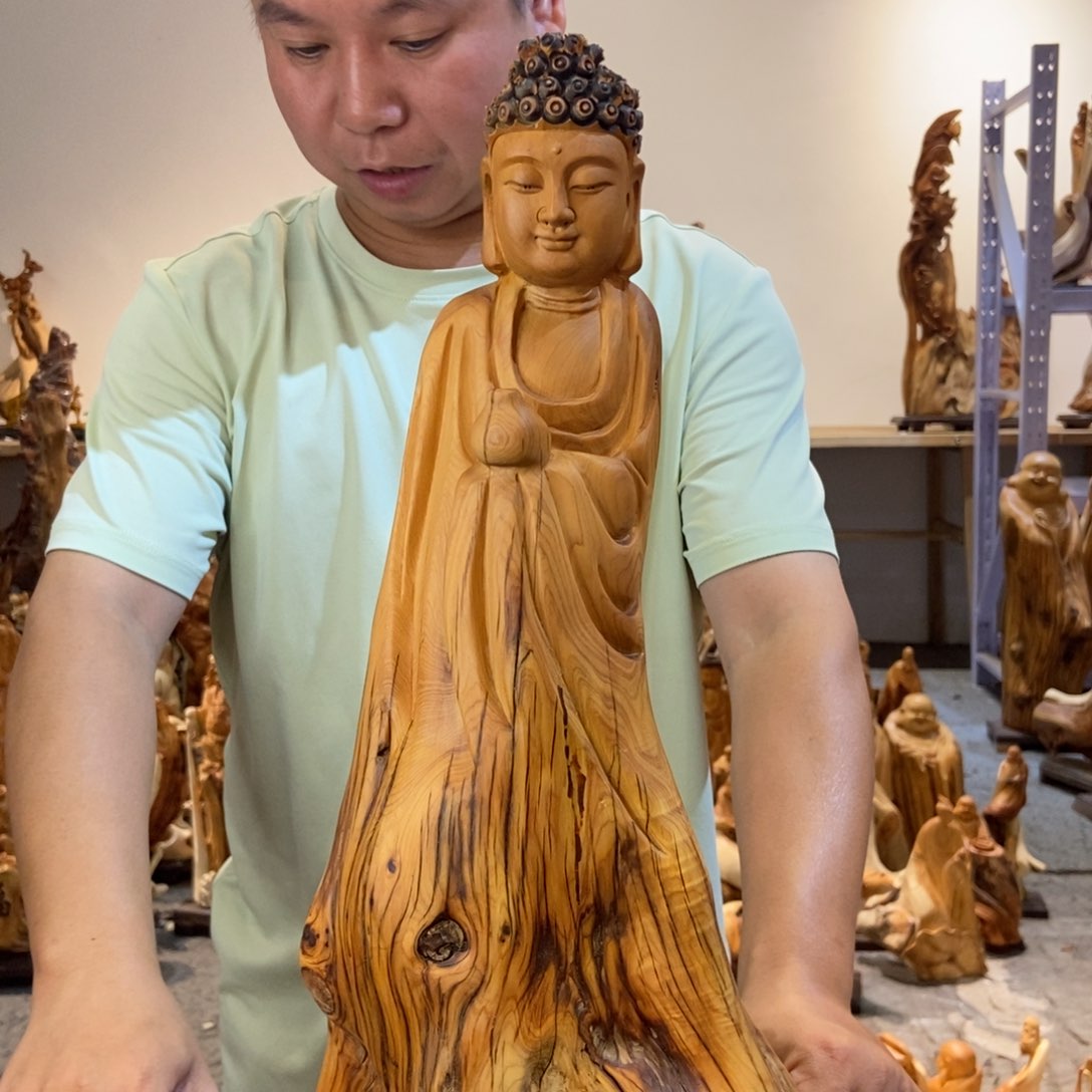 柏木（崖柏）太行崖柏根雕摆件