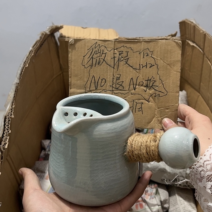 茶具默认微瑕瓷器、茶具、壶、摆件，介意勿拍 
