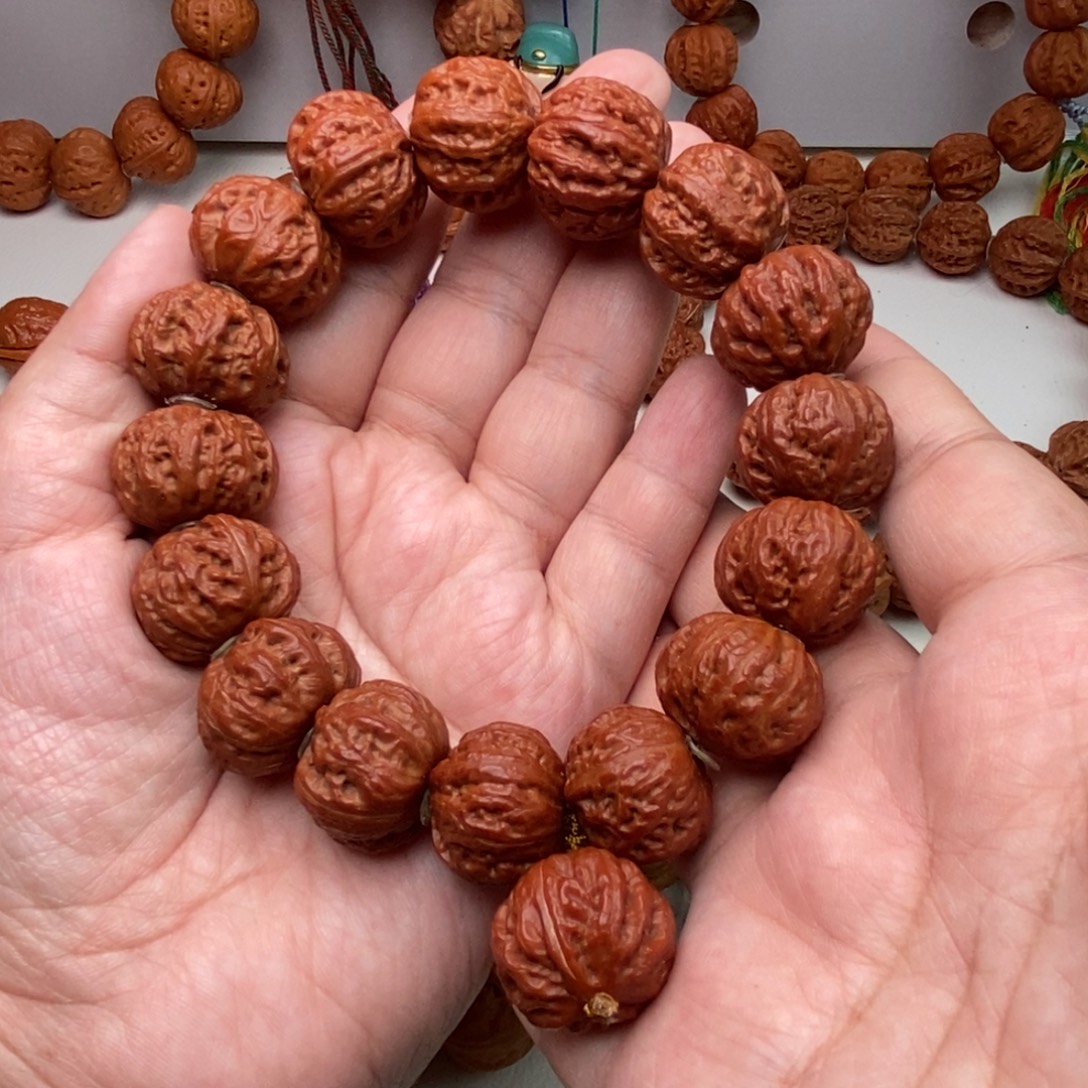 手串文玩核桃珊瑚纹飞碟桩手持差尺