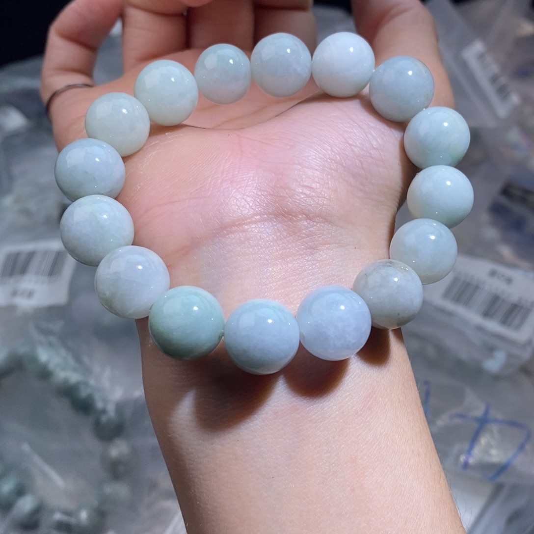 未镶嵌手串翡翠珠链