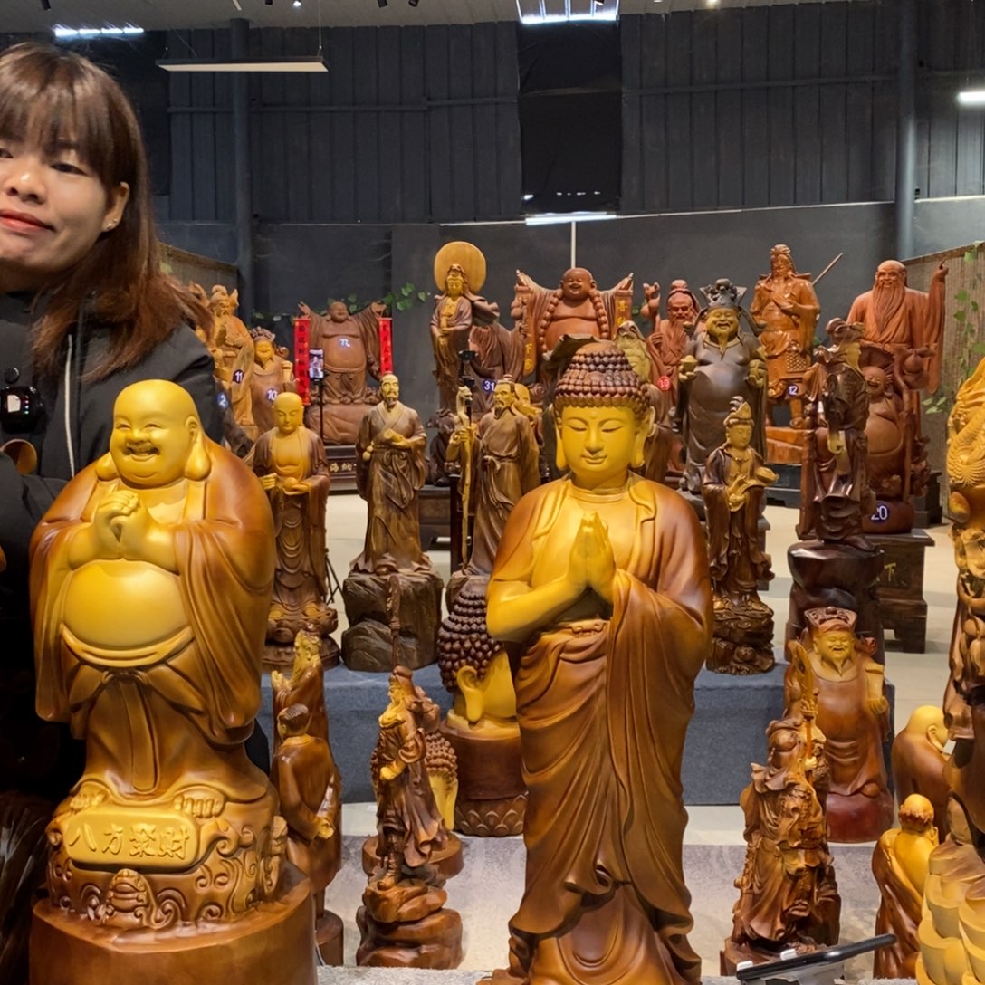 空***夫香樟木如来60高香樟木