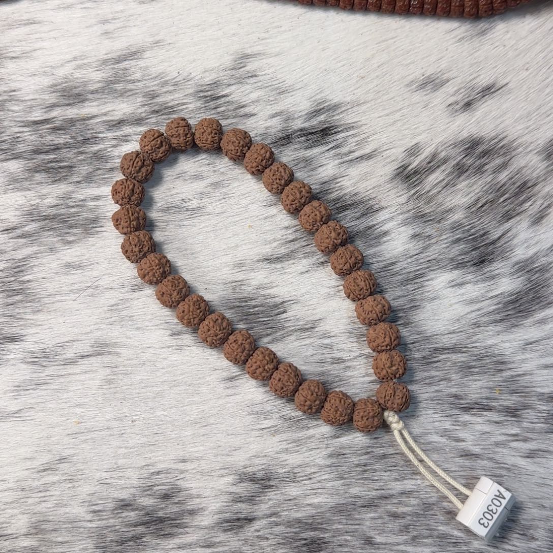 亿***标金刚菩提吊坠平细单圈11