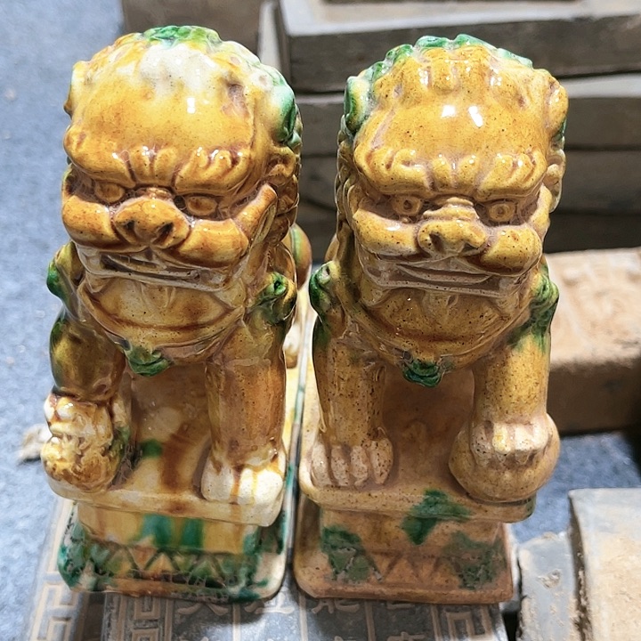 瓦当摆件摆件茶桌茶台陶瓷