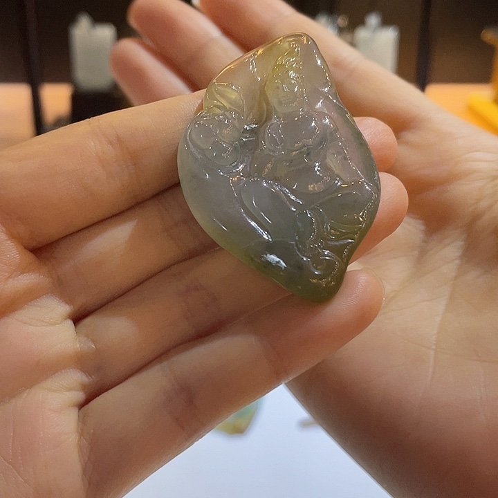 翡翠未镶嵌颈饰未镶嵌挂件