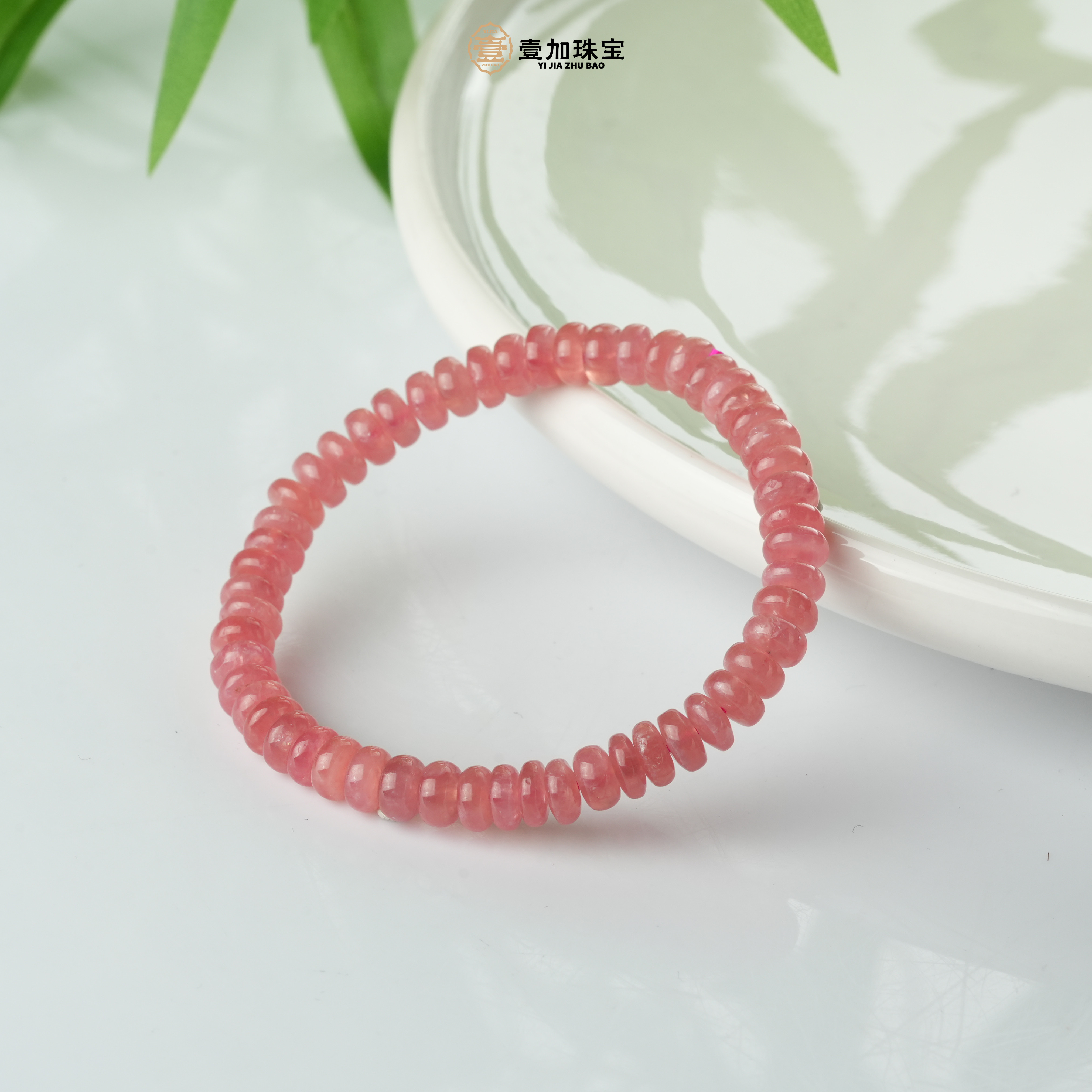 手工设计红纹石算盘珠手串多样性发货发一#1800