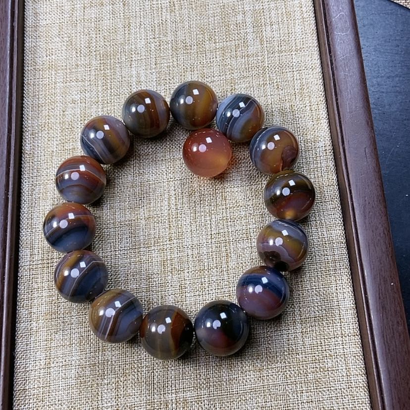 【闪购商品】玛瑙/玉髓手链未镶嵌风*了