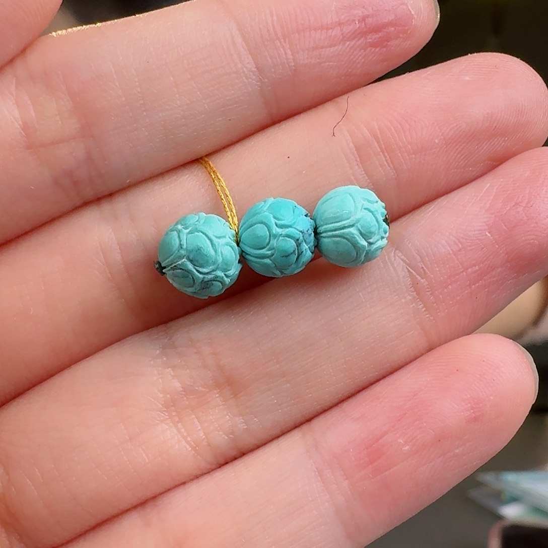 绿松石珠宝奇石未镶嵌