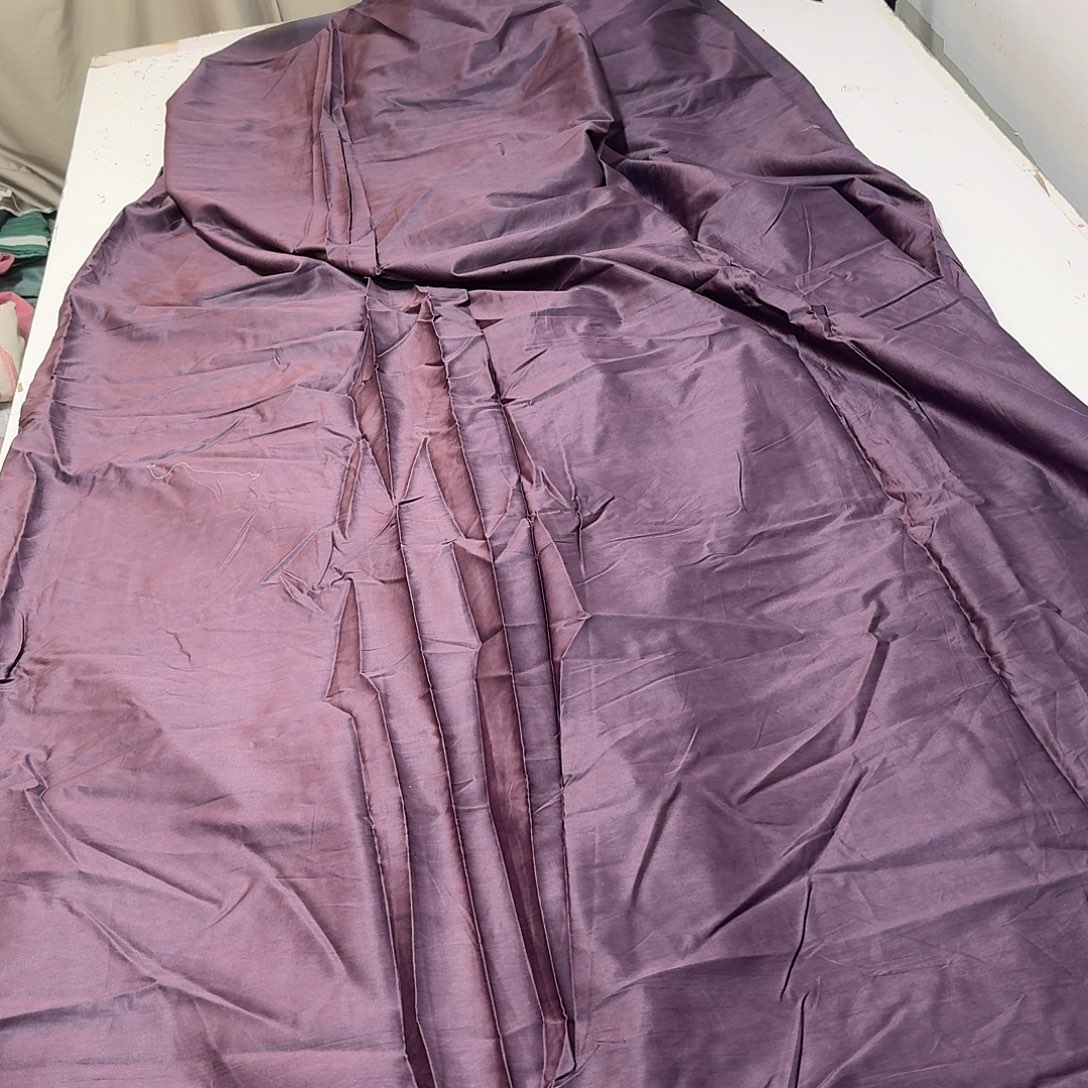 棉3.9米紫色净色瑕疵