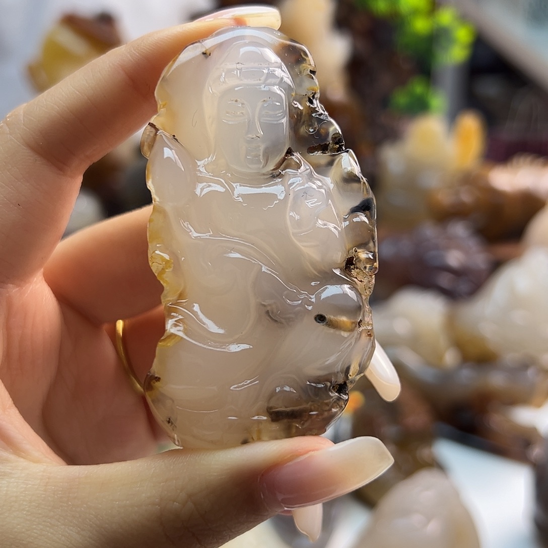 玛瑙/玉髓未镶嵌颈饰