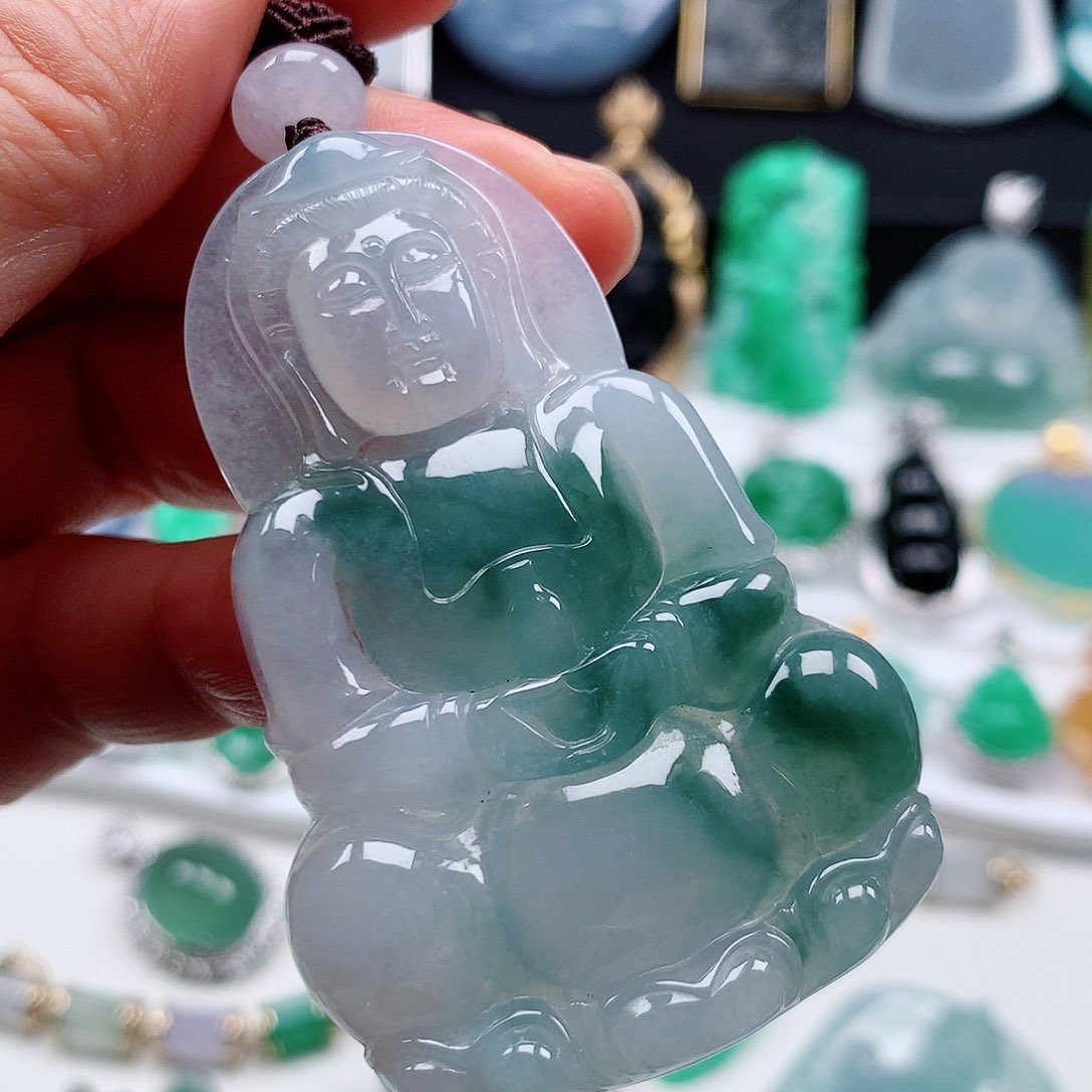 翡翠颈饰未镶嵌卡6.5