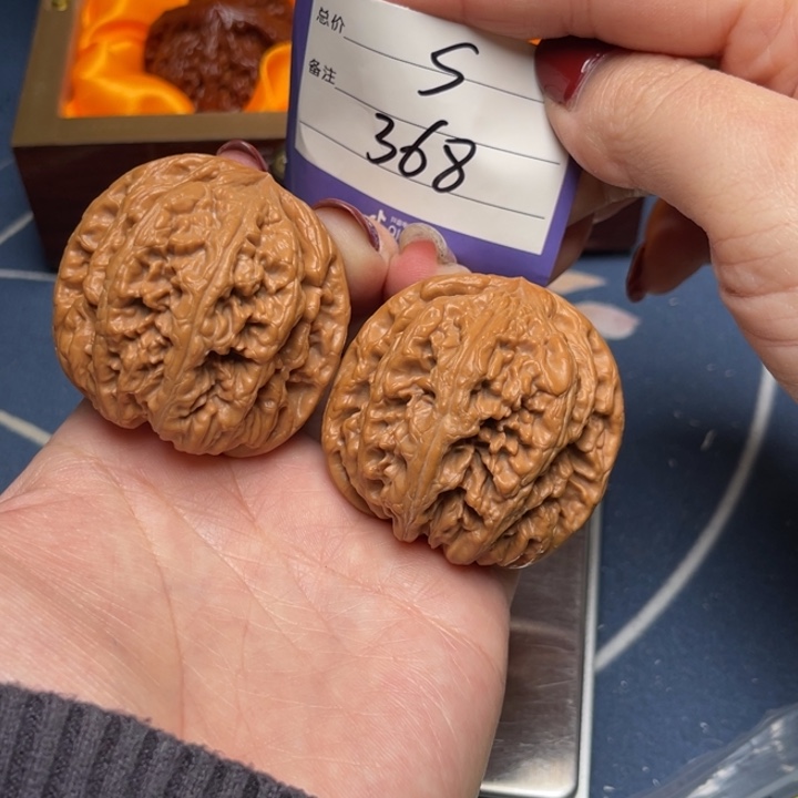 文玩核桃把件粗筋44