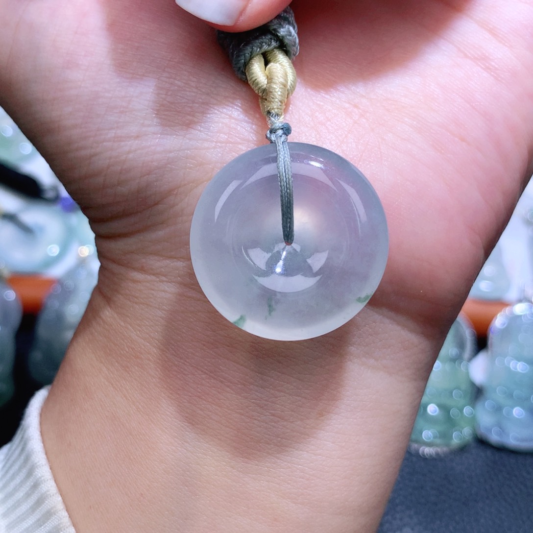 颈饰未镶嵌翡翠扣子