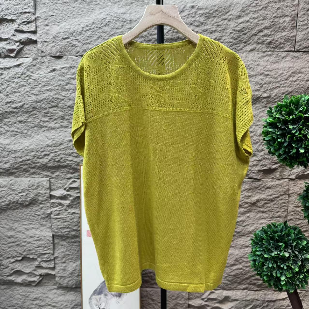 13421宽松简单春夏上档次T恤简约