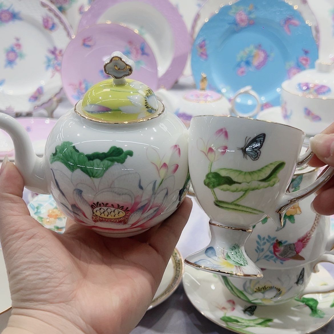 【闪购商品】骨瓷一壶一杯