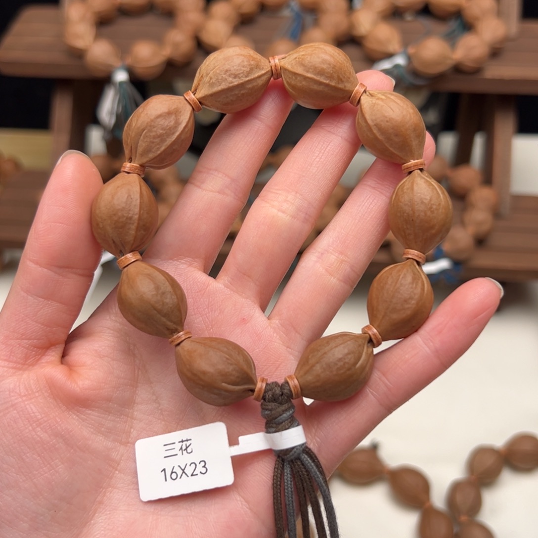 物***以橄榄核手串/手链16.23梅林铁核