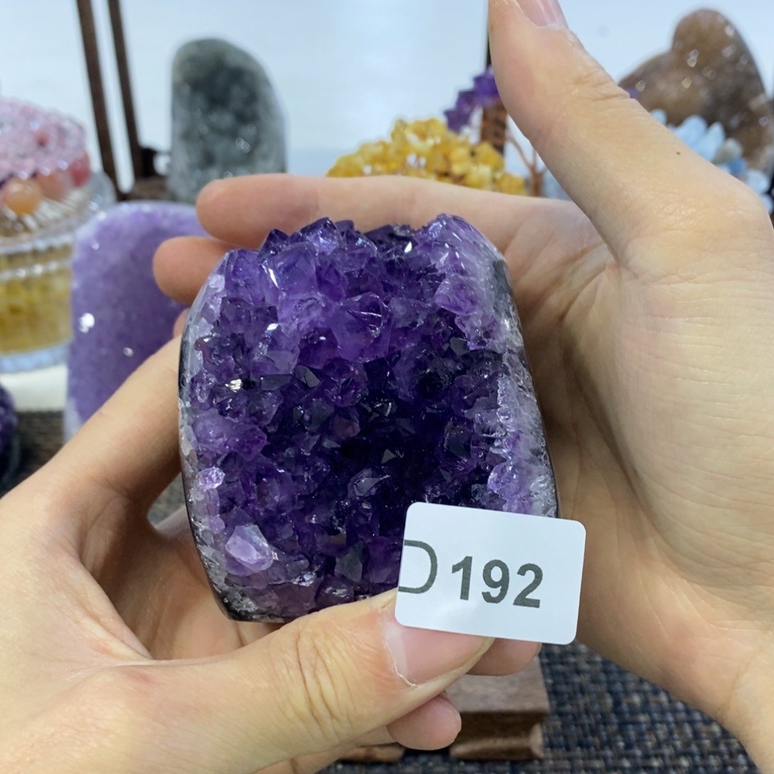 紫晶摆件摆件未镶嵌