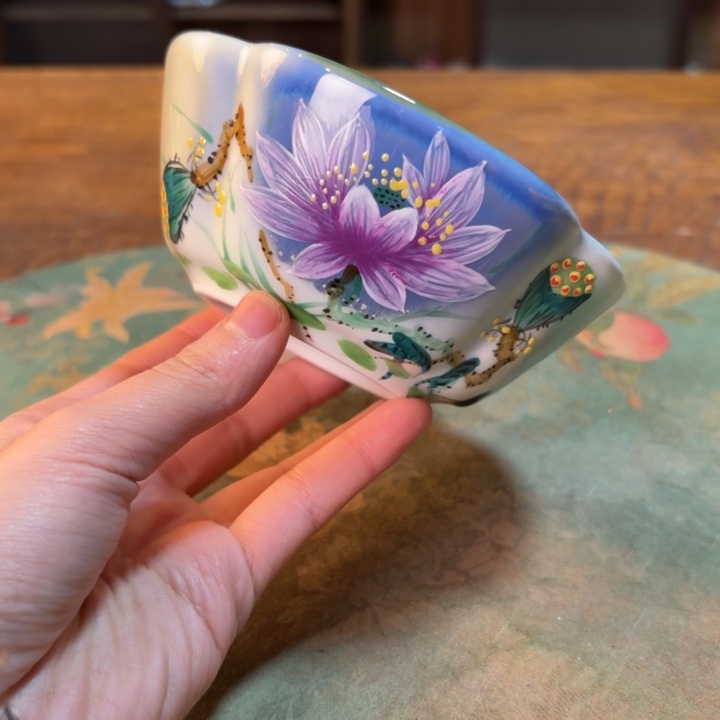 柴烧纯手工手绘陶瓷