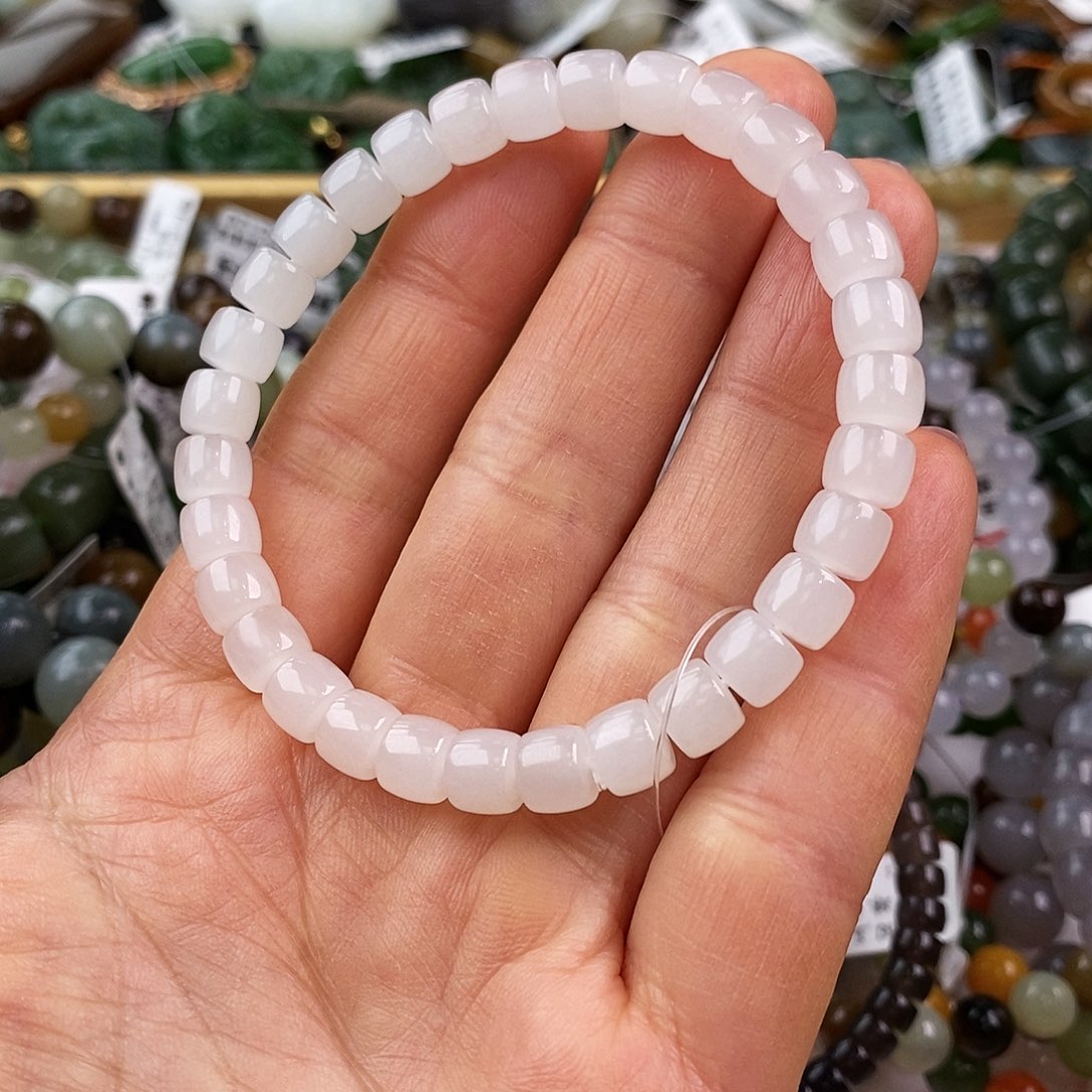 和田玉手链未镶嵌