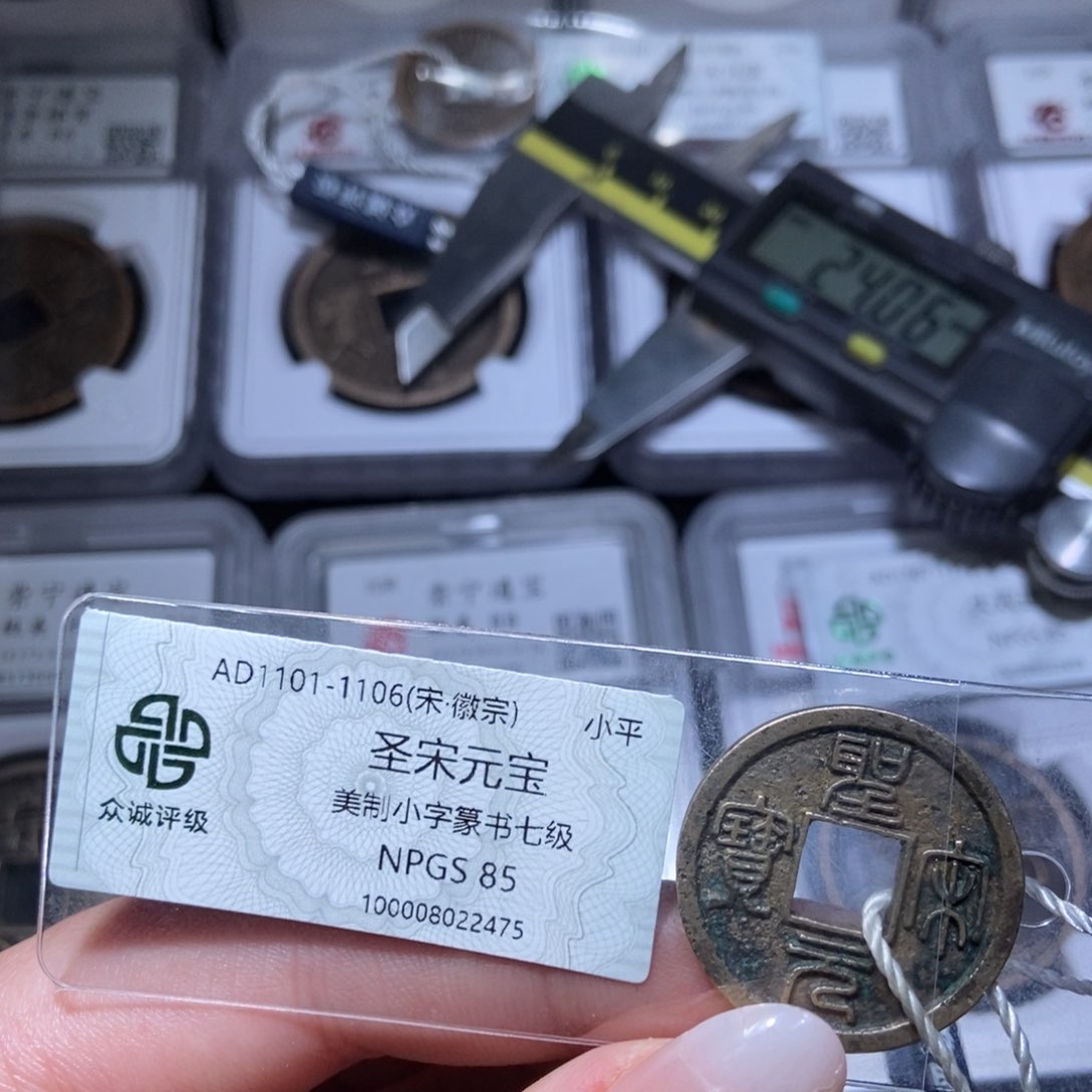 铜白*泉圣宋元宝圣宋元宝2475lj