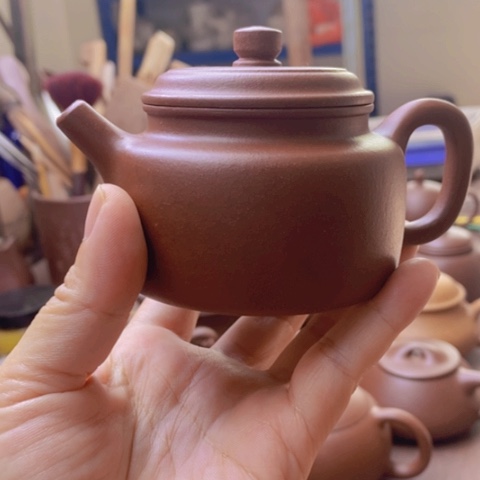 茶壶紫砂德钟200cc瑕