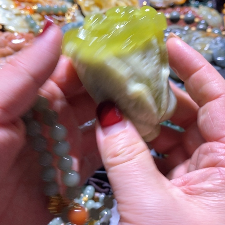 岫玉毛衣链未镶嵌