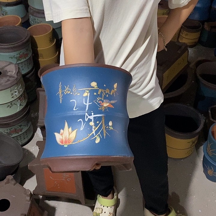紫砂花盆紫砂花盆