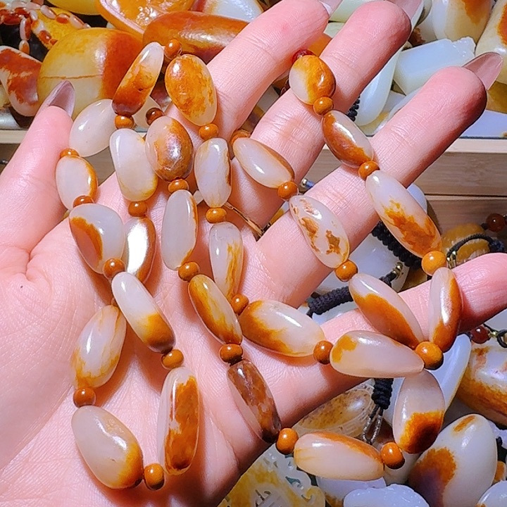 和田玉挂件未镶嵌B****1