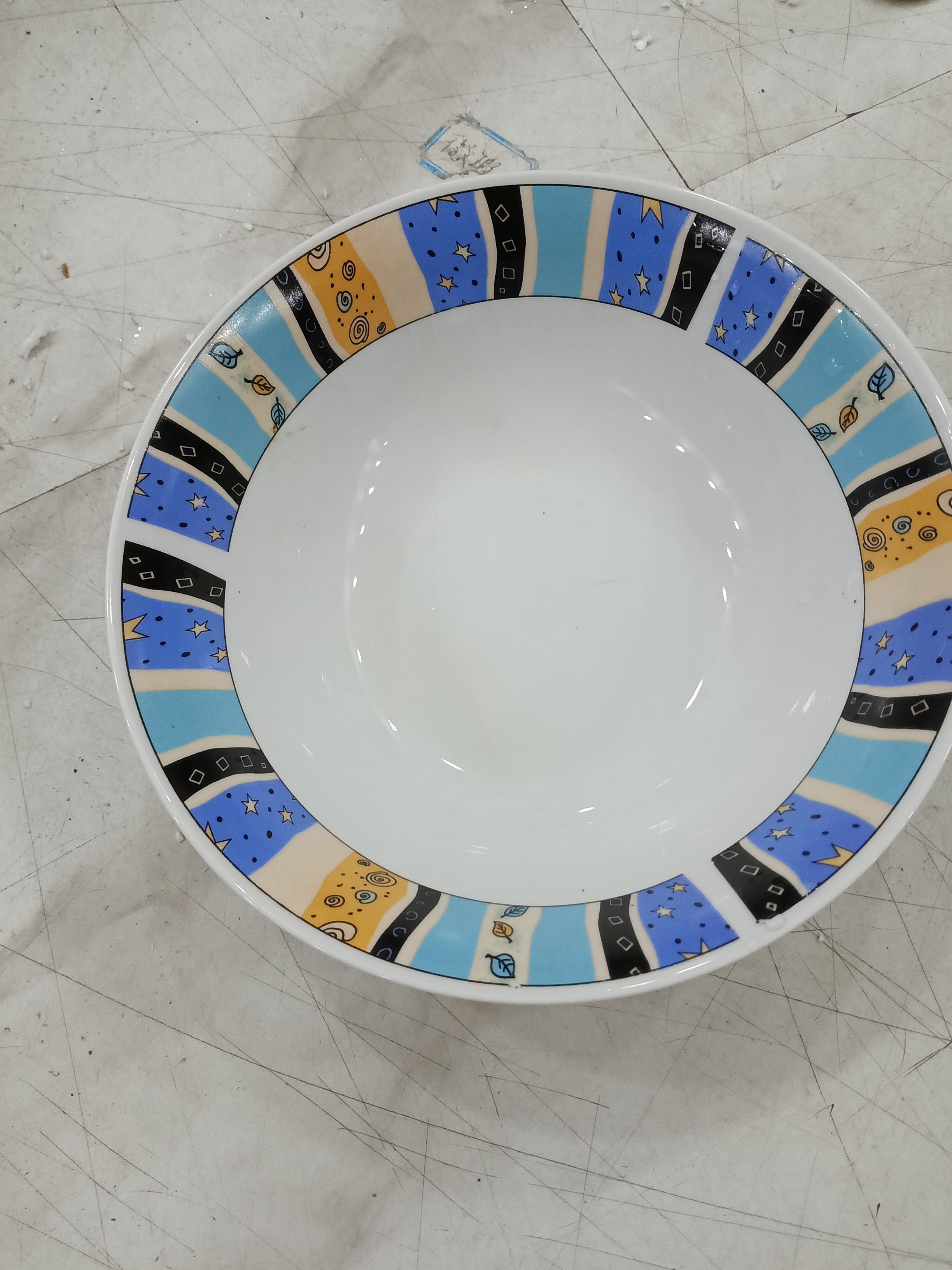 釉中彩汤碗碗碗碗八寸