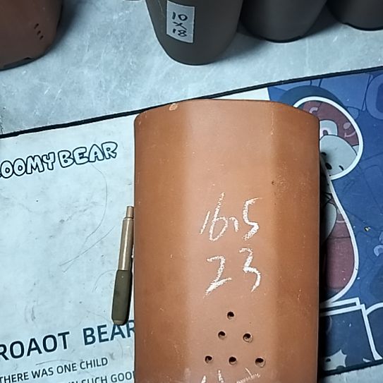 紫砂红泥八方一个