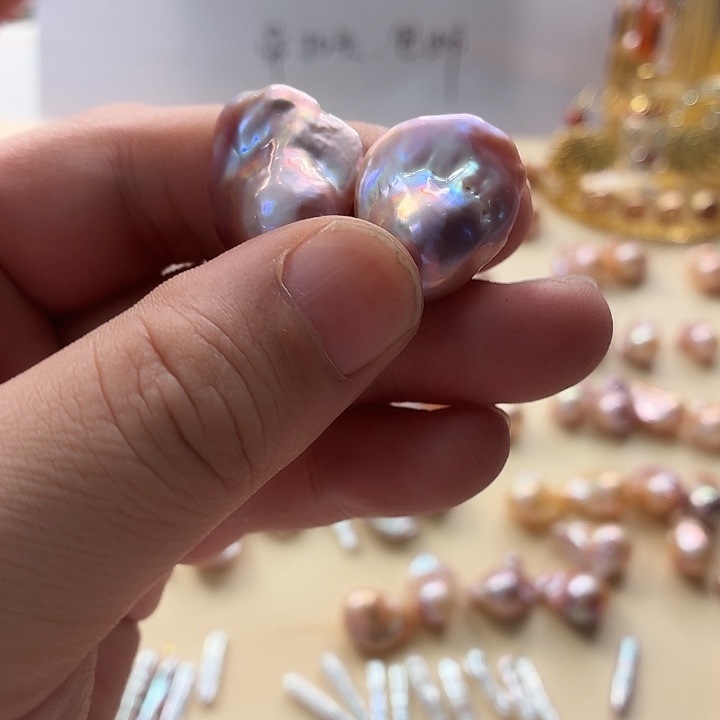 ****莓耳饰未镶嵌淡水珍珠