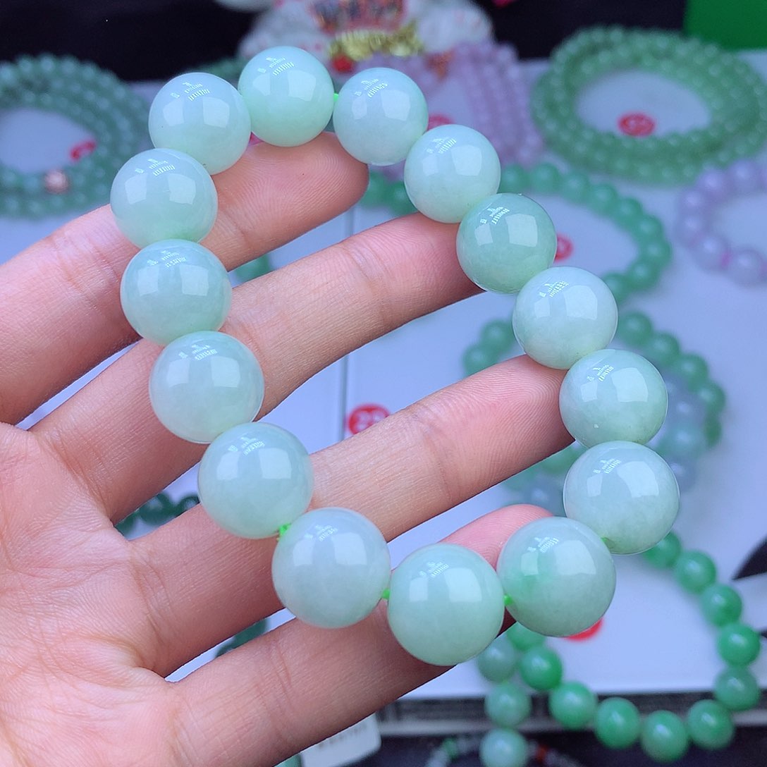 翡翠未镶嵌毛衣链