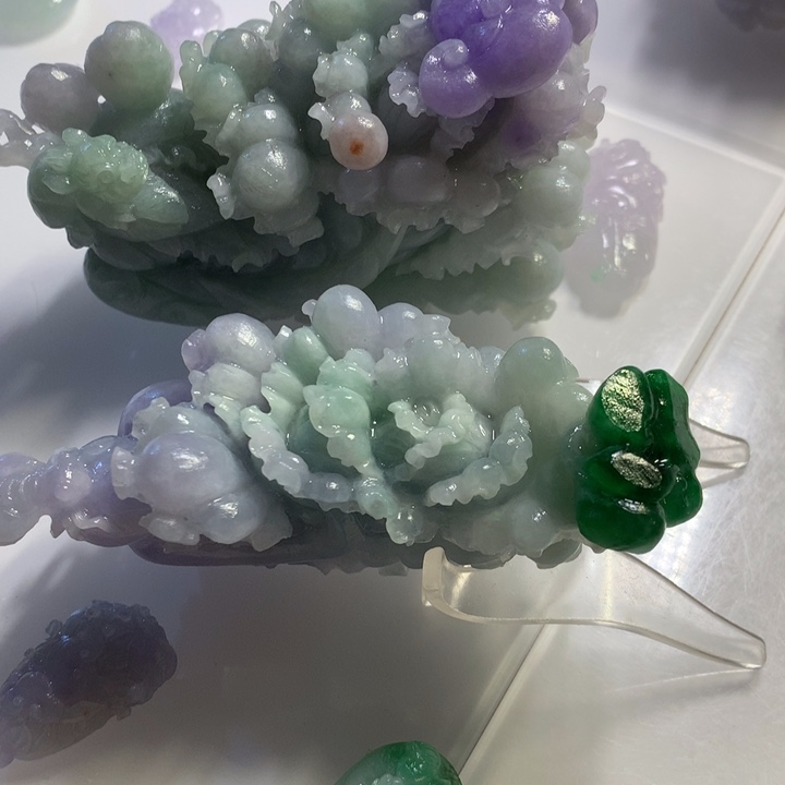 翡翠颈饰未镶嵌天然翡翠