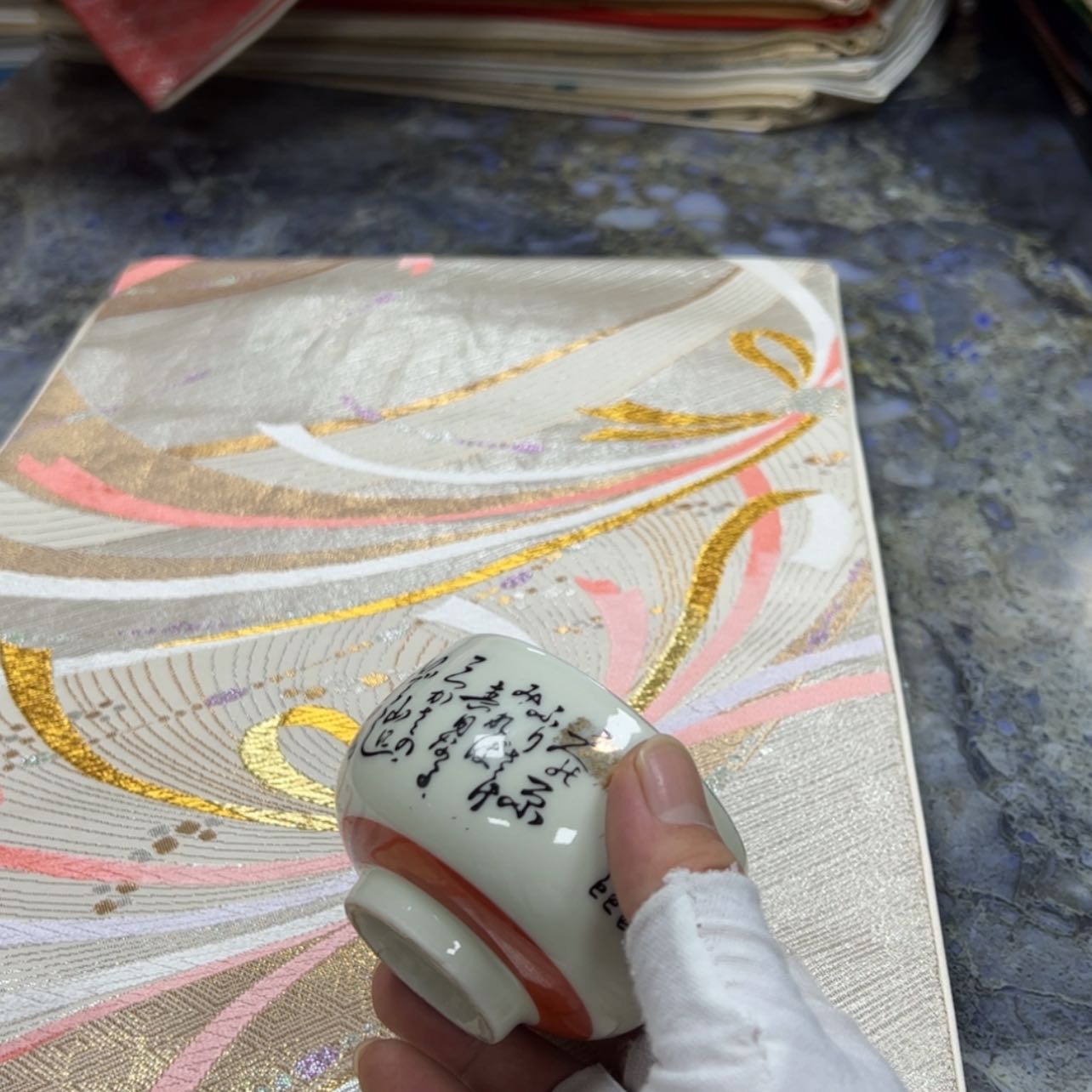 【闪购商品】清**月陶瓷马克杯带盖勺