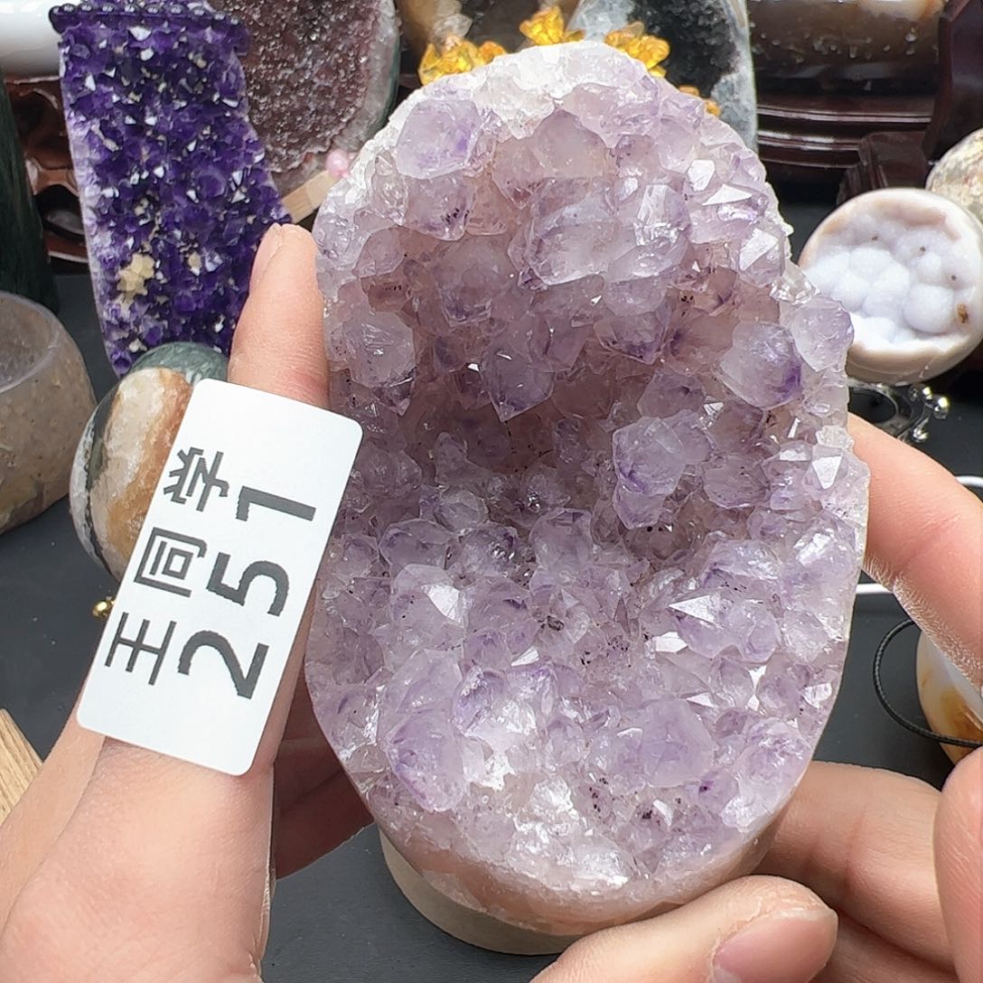 紫晶水晶摆件未镶嵌251