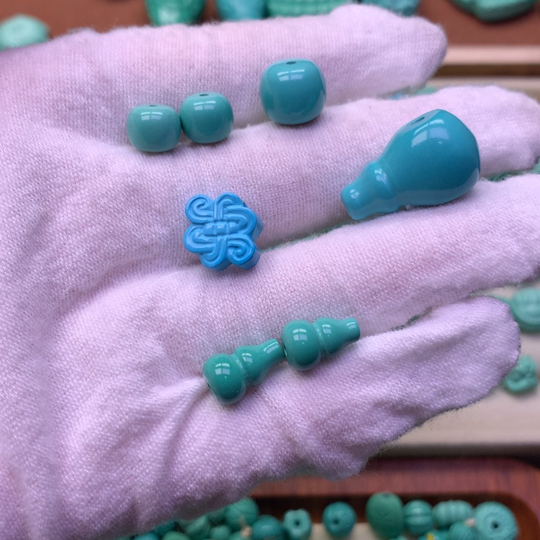 【***】原生态散珠配珠三通卡12老型葫芦中国结