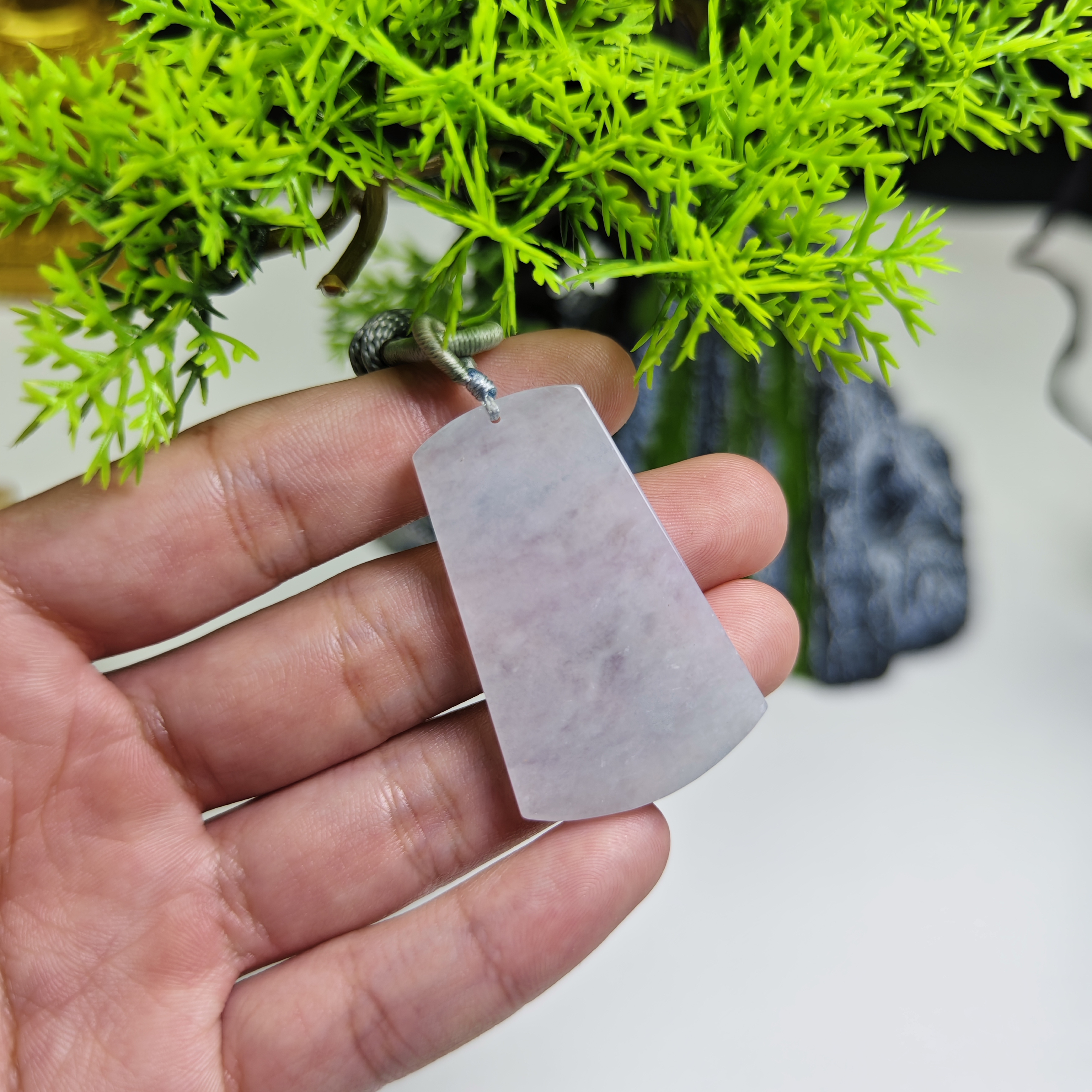 天然缅甸a货翡翠无事牌