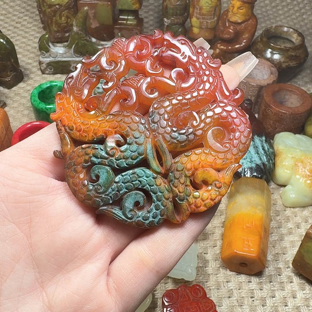 白玉菩提吊坠挂件