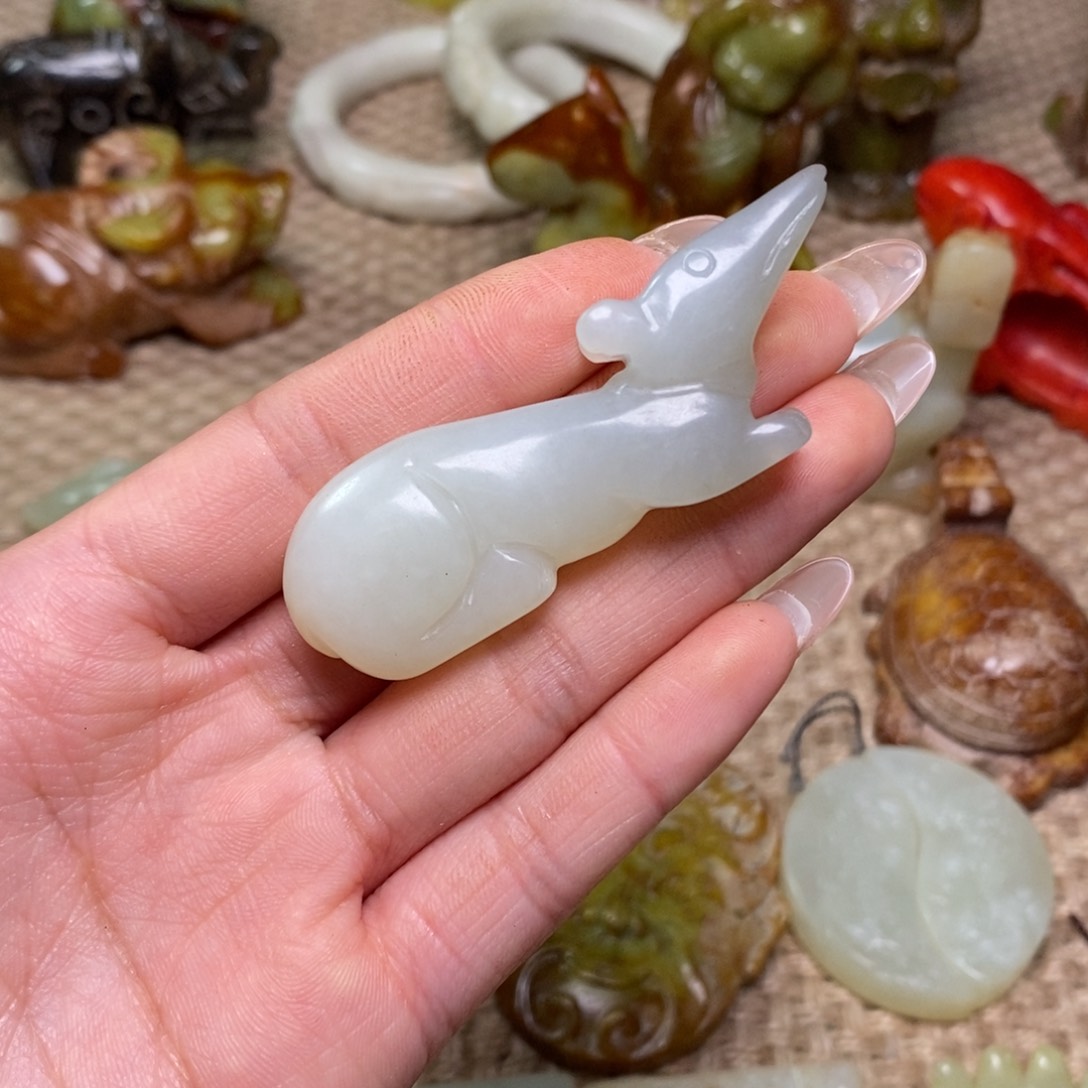 白玉菩提吊坠白玉菩提白玉菩提摆件